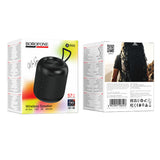 Boxa portabilă Bluetooth Borofone Gratificado BR102, 5W, Bluetooth 5.4, TWS, difuzor 57mm, Neagră
