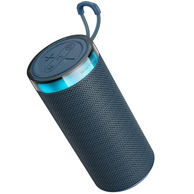 Boxa portabilă Bluetooth Borofone BR105, 10W, Bluetooth 5.4, TWS, Radio FM, USB/Card TF, Albastră