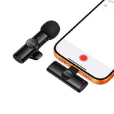 Microfon lavalier wireless Borofone Winner BFK16, USB-C, Omnidirectional, Noise Cancellation, Plug&Play, Negru