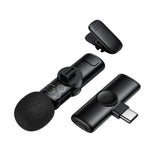 Microfon lavalier wireless Borofone Winner BFK16, USB-C, Omnidirectional, Noise Cancellation, Plug&Play, Negru