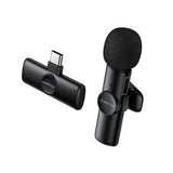 Microfon lavalier wireless Borofone Winner BFK16, USB-C, Omnidirectional, Noise Cancellation, Plug&Play, Negru