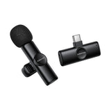 Microfon lavalier wireless Borofone Winner BFK16, USB-C, Omnidirectional, Noise Cancellation, Plug&Play, Negru