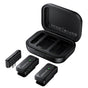 Microfon lavalier wireless Borofone Lemai BFK17, USB-C, cu carcasa de incarcare, anulare zgomot, omnidirectional, set 2 bucati, Negru