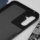 Husa pentru Samsung Galaxy A34 5G, Techsuit eFold Series, albastru
