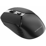 Mouse wireless Borofone BG5, 2.4GHz, 1600 DPI, senzor optic, design ergonomic, Negru