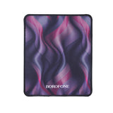 Mousepad gaming Borofone Illustrious BG12, 200 x 240mm, Negru/Roz/Mov