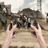 Gamepad pentru smartphone 4.5-6.7 , Borofone Warrior BG3, cu ventilator de răcire și triggere duale, Negru