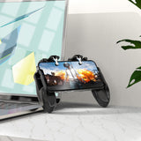 Gamepad pentru smartphone 4.5-6.7 , Borofone Warrior BG3, cu ventilator de răcire și triggere duale, Negru