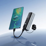 Baterie externă Borofone Star BJ87, cablu Type-C inclus, lanternă, 5000mAh, 10W, indicator LED, Negru/Gri