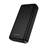 Baterie externă Borofone Clever BJ88A, 20000mAh, 2x USB-A, USB-C, Micro-USB, indicator LED, Neagră