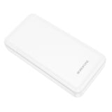 Baterie externă Borofone BJ88A Clever, 20000mAh, 2x USB-A, USB-C, Micro-USB, indicator LED, Albă