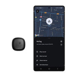 Dispozitiv Anti-Pierdere Borofone BC105 Smart Tracker, compatibil Google Find Hub, baterie inlocuibila, Negru