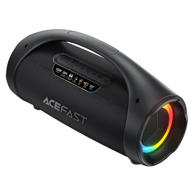Boxa portabilă Acefast K11 Pro, FM, AUX, USB, TWS, Bluetooth 6.0, EQ Sound, RGB, 102W, 3000mAh, IPX5, Neagră
