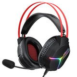 Căști gaming cu fir Acefast H16, Hi-Fi Audio, Dual-Interface, RGB, Microfon flexibil, 2m, Negre