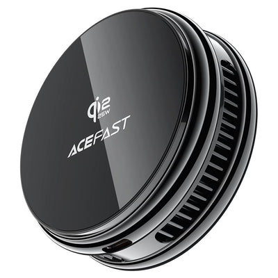 Încărcător wireless Acefast E47, Qi2, 25W, MagSafe, USB-C, cu ventilator, Negru