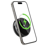 Încărcător wireless Acefast E47, Qi2, 25W, MagSafe, USB-C, cu ventilator, Negru