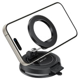 Suport auto magnetic pentru bord, Acefast D70, cu ventuza, blocare sigura, universal, Negru