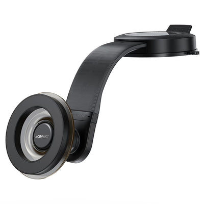 Suport auto magnetic universal Acefast D69, pentru bord/parbriz, ventuza, rotire 360°, Negru