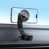 Suport auto magnetic universal Acefast D69, pentru bord/parbriz, ventuza, rotire 360°, Negru