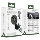 Suport auto magnetic pentru grila de ventilatie, Acefast D68, reglaj multi-ax, Universal, Negru