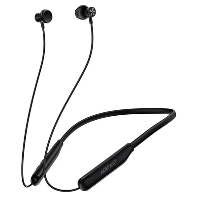 Căști Bluetooth Acefast N9, Neckband, Magnetic, BT 6.0, Moduri Bass/Game, ENC, 200mAh, IPX4, Negre