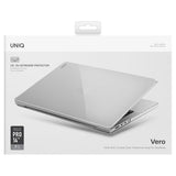 Geantă laptop pentru MacBook Air 15 (2023/2024/2025), UNIQ Vero, Transparentă