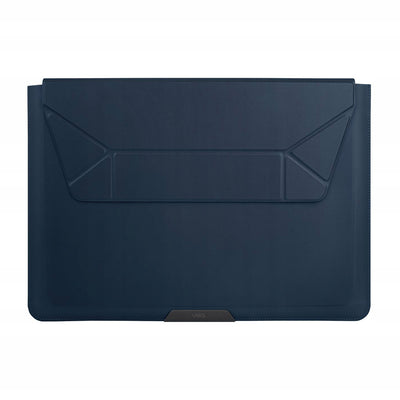 Geantă Laptop UNIQ Oslo, până la 14 , cu Suport Pliabil, Bleumarin