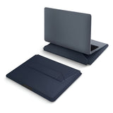 Geantă Laptop UNIQ Oslo, până la 14 , cu Suport Pliabil, Bleumarin