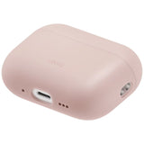 Husă pentru AirPods Pro 3, UNIQ Lino Hybrid Liquid Silicon, Roz pudră