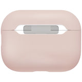 Husă pentru AirPods Pro 3, UNIQ Lino Hybrid Liquid Silicon, Roz pudră