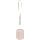 Husă pentru AirPods Pro 3, UNIQ Lino Hybrid Liquid Silicon, Roz pudră