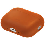 Husă pentru AirPods Pro 3, UNIQ Lino Hybrid Liquid Silicone, Portocalie