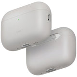 Husă pentru AirPods Pro 3, UNIQ Lino Hybrid Liquid Silicon, Bej