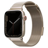 Curea smartwatch pentru Apple Watch 38/40/41/42mm, UNIQ Dante Series, Aurie