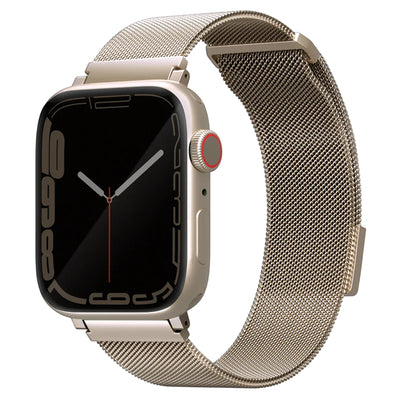 Curea smartwatch pentru Apple Watch 38/40/41/42mm, UNIQ Dante Series, Aurie