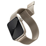 Curea smartwatch pentru Apple Watch 38/40/41/42mm, UNIQ Dante Series, Aurie
