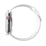 Husă pentru Apple Watch 11 42mm, UNIQ Garde Hybrid, cu protecție ecran, Transparentă