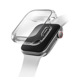 Husă pentru Apple Watch 11 42mm, UNIQ Garde Hybrid, cu protecție ecran, Transparentă