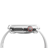 Husă pentru Apple Watch 11 42mm, UNIQ Garde Hybrid, cu protecție ecran, Transparentă