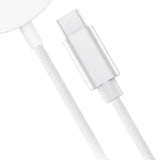 Încărcător wireless 3mk inCharge Align, MagSafe, Qi2.2, 25W, Alb