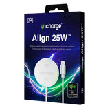 Încărcător wireless 3mk inCharge Align, MagSafe, Qi2.2, 25W, Alb