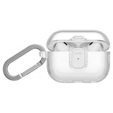 Husă pentru AirPods Pro 3, UNIQ Glase Pro Lock, Transparentă