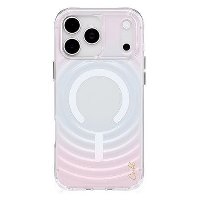 Husă pentru iPhone 17 Pro Max, UNIQ Coehl MagClick, Roz irizat