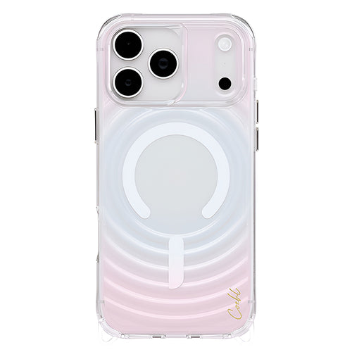 Husă pentru iPhone 17 Pro Max, UNIQ Coehl MagClick, Roz irizat