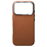 Husă pentru iPhone 17 Pro Max, UNIQ Lyden Leatherette MagClick, Maro