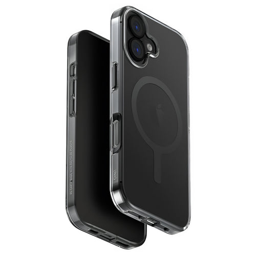 Husă pentru iPhone 17, UNIQ Clario MagClick, Neagră