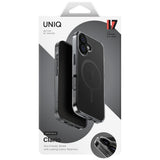 Husă pentru iPhone 17, UNIQ Clario MagClick, Neagră