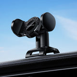 Suport auto pentru telefoane 4.5-7 inch, Borofone BH142, Rotire 360°, Montare pe bord, Negru