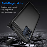 Husa pentru Motorola Moto E13, Techsuit Carbon Silicone, albastru