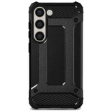 Husa pentru Samsung Galaxy S23, Techsuit Hybrid Armor, negru